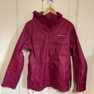 Columbia Rain Coat - Fuschia - New With Tags!